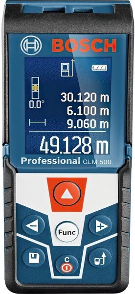 

Дальномер лазерный Bosch Professional GLM 500, 50м, ±1.5мм (0601072H00)