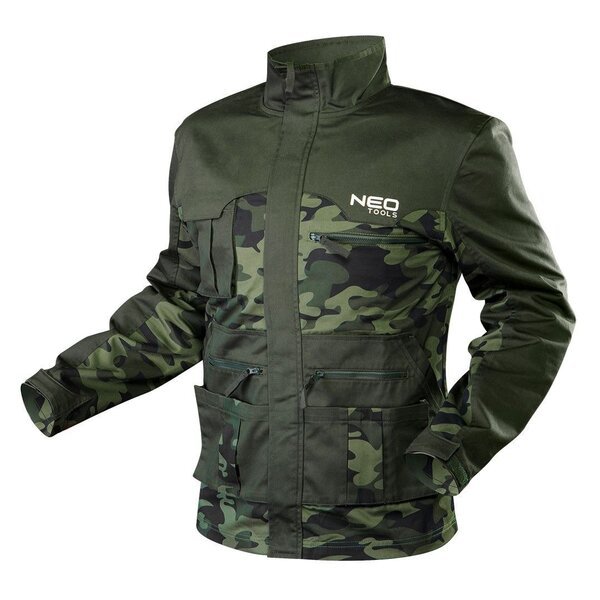 Акция на Рабочая куртка Neo Tools CAMO, размер M/50 (81-211-M) от MOYO