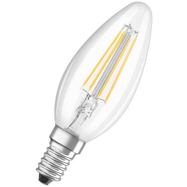 

Лампа светодиодная OSRAM LED STAR E14 5-60W 4000K 220V B35 FILAMENT