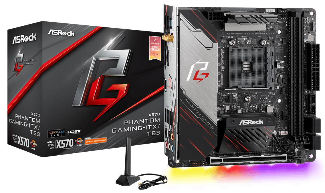 

Материнcкая плата ASRock X570 Phantom Gaming-ITX/TB3