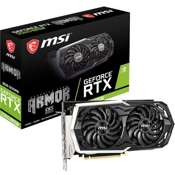 

Видеокарта MSI GeForce RTX2060 SUPER 8GB GDDR6 Armor (RTX_2060_SUPER_ARMOR)