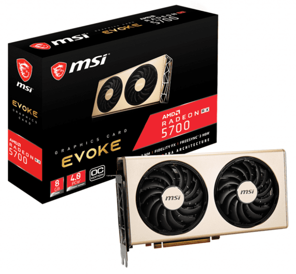 

Видеокарта MSI Radeon RX 5700 8GB DDR6 EVOKE OC (RADEON_RX5700_EVOKE_OC)