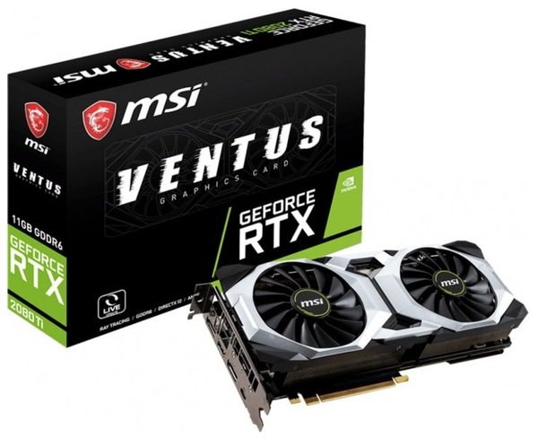 

Видеокарта MSI GeForce RTX2080 Ti 11GB GDDR6 VENTUS GP (GF_RTX_2080_TI_VENTUS_GP)