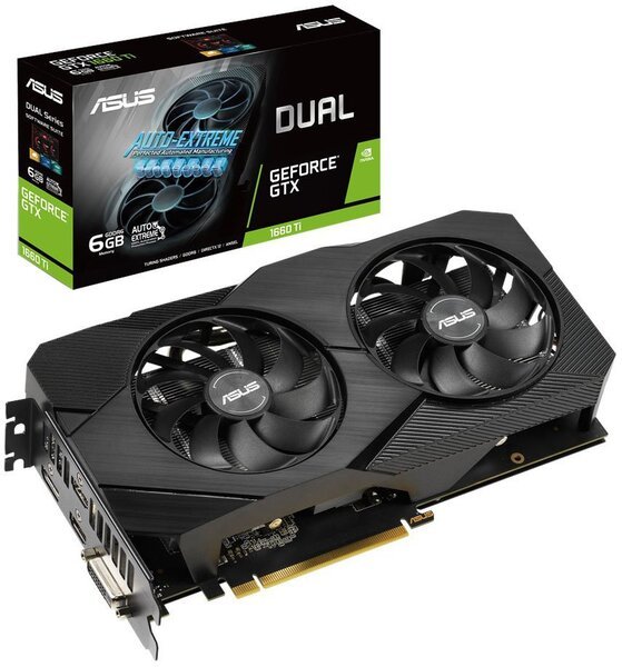 

Видеокарта ASUS GeForce GTX1660TI 6GB GDDR5 EVO (DUAL-GTX1660TI-6G-EVO)