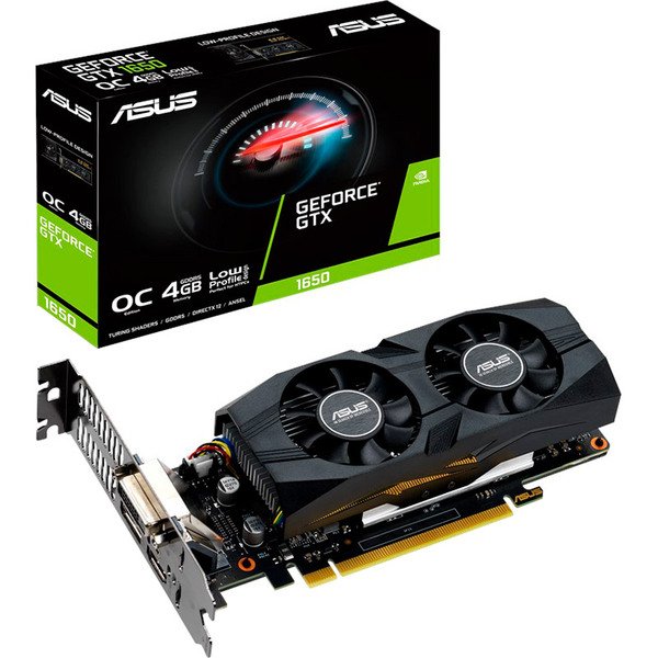 

Видеокарта ASUS GeForce GTX1650 4GB GDDR5 OC low-profile (GTX1650-O4G-LP-BRK)
