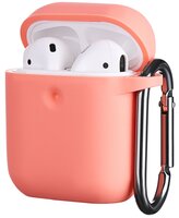 Чехол 2Е для Apple AirPods Pure Color Silicone (3mm) Rose pink (2E-AIR-PODS-IBPCS-3-RPK)