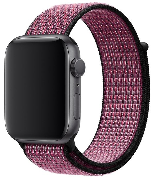 

Ремешок Apple Watch 44mm Pink Blast/True Berry Nike Sport Loop (MWU42ZM/A)