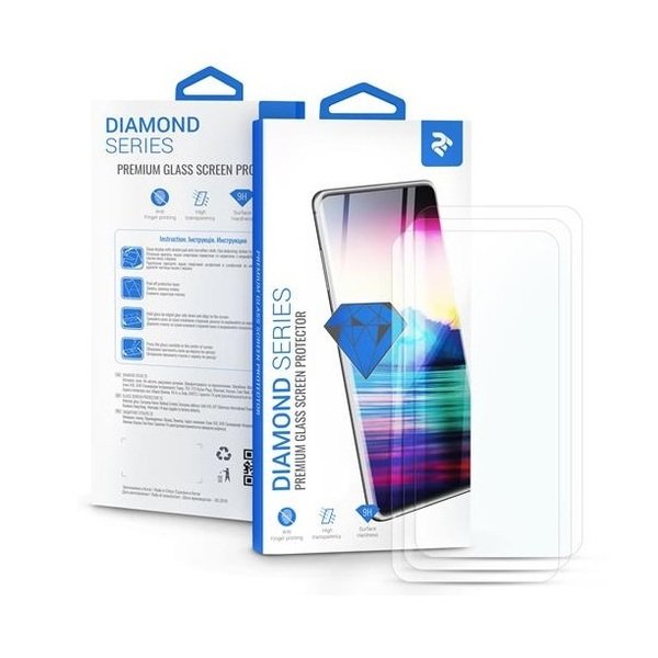 

Комплект защитных стекол 2E для Apple iPhone X/XS 2.5D Clear