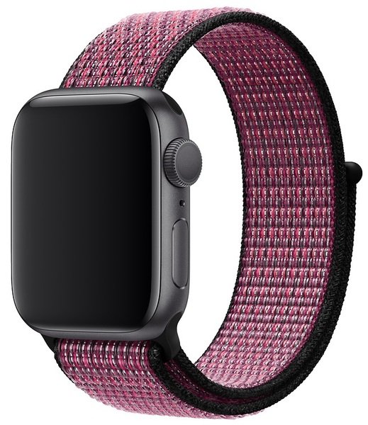 

Ремешок Apple Watch 40mm Pink Blast/True Berry Nike Sport Loop (MWTW2ZM/A)