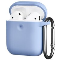 Чехол 2Е для Apple AirPods Pure Color Silicone (3mm) Sky blue
