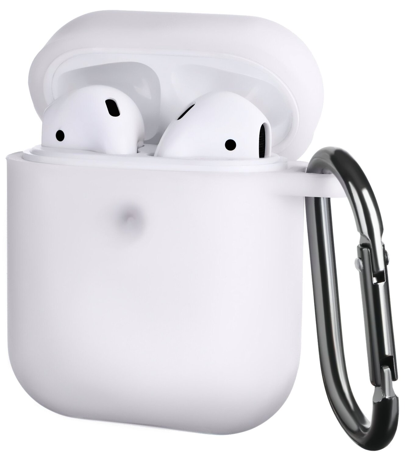 Чехол 2Е для Apple AirPods Pure Color Silicone (3mm) White фото 