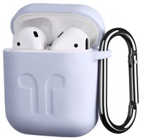 Чехол 2Е для Apple AirPods Pure Color Silicone (1.5mm) Imprint Lavender