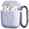 Чехол 2Е для Apple AirPods Pure Color Silicone (1.5mm) Imprint Lavender фото 
