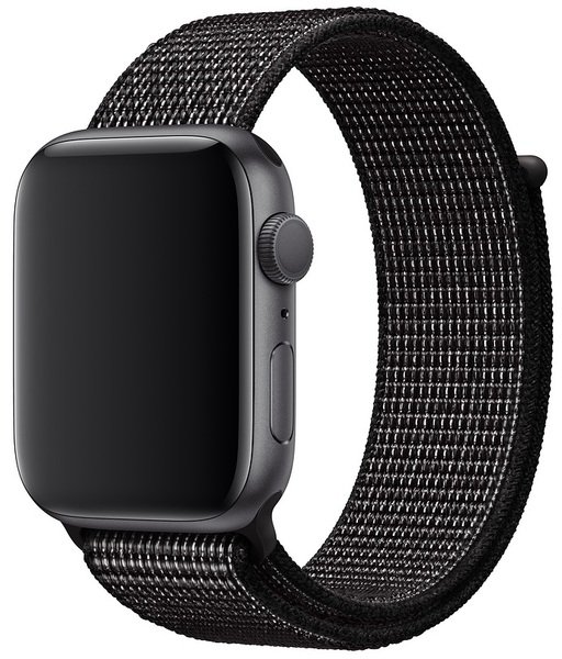

Ремешок Apple Watch 44mm Black Nike Sport Loop (MX812ZM/A)