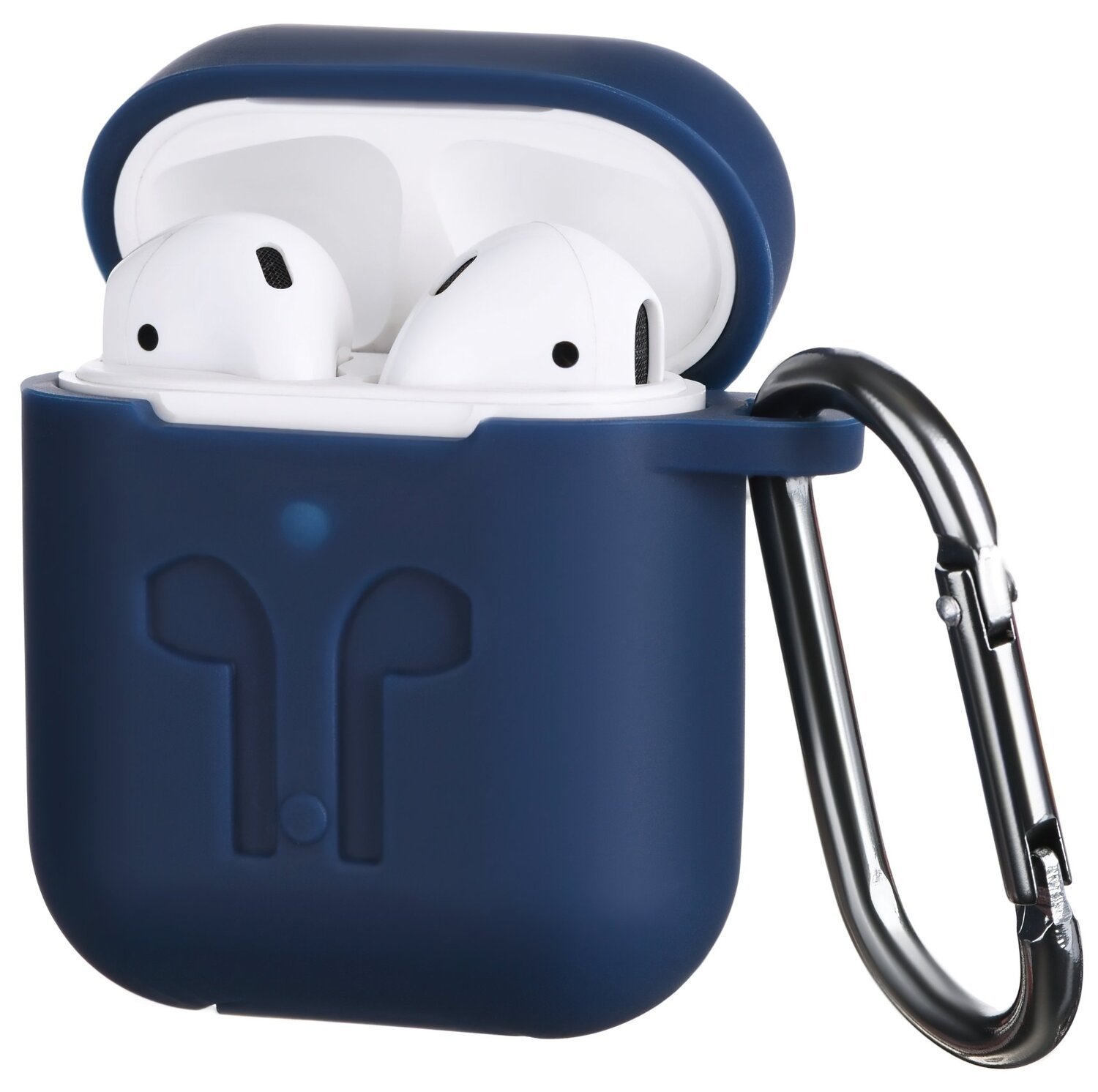 Чехол 2Е для Apple AirPods Pure Color Silicone (3mm) Imprint Navy фото 