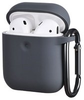 Чехол 2Е для Apple AirPods Pure Color Silicone (3mm) Carbon Gray