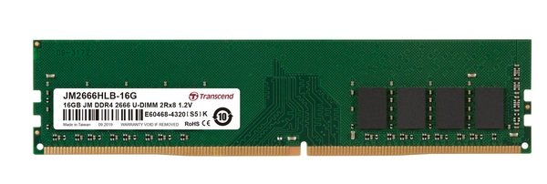 Акция на Память для ПК Transcend DDR4 2666 16GB (JM2666HLB-16G) от MOYO
