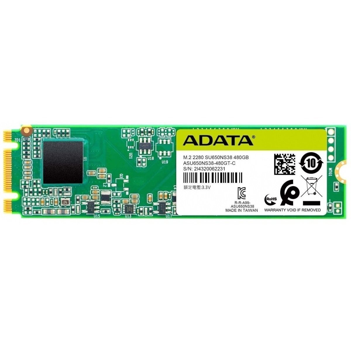 Акція на SSD накопитель ADATA Ultimate SU650 120GB M.2 SATA 6Gb/s 2280 3D TLC (ASU650NS38-120GT-C) від MOYO