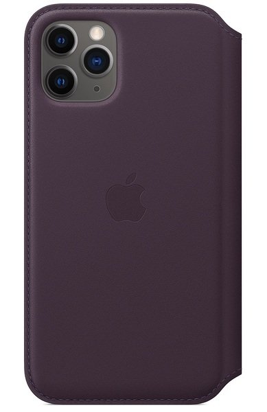 

Чехол Apple для iPhone 11 Pro Leather Folio Aubergine (MX072ZM/A)