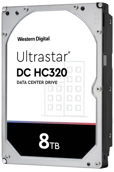 

Жесткий диск внутренний WD Ultrastar DC HC320 3.5" SATA 3.0 8TB 7200 256MB (HUS728T8TALE6L4)