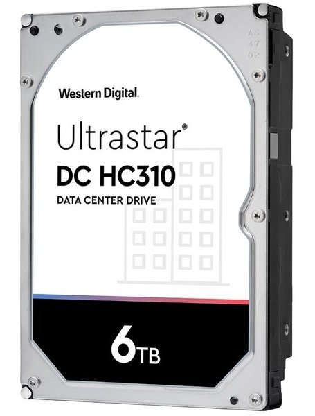

Жесткий диск внутренний WD Ultrastar DC HC320 3.5" SATA 3.0 6TB 7200 256MB (HUS726T6TALE6L4)