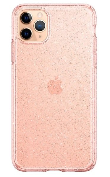 

Чeхол Spigen для iPhone 11 Pro Max Liquid Crystal Glitter Rose Quartz