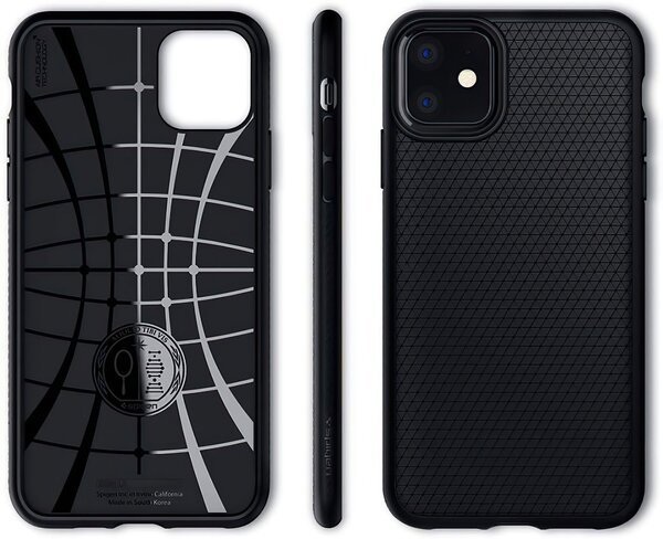 

Чехол Spigen для iPhone 11 Liquid Air Matte Black (076CS27184)