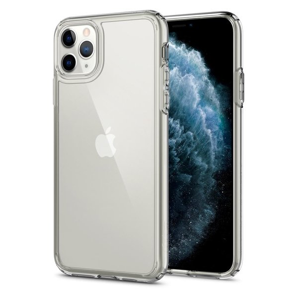 Акція на Чехол Spigen для iPhone 11 Pro Max Ultra Hybrid Crystal Clear від MOYO