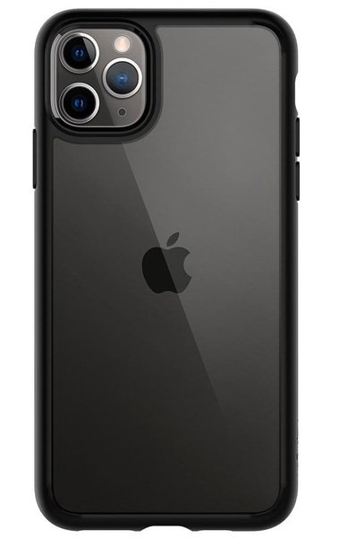 Акція на Чехол Spigen для iPhone 11 Pro Max Ultra Hybrid Matte Black від MOYO
