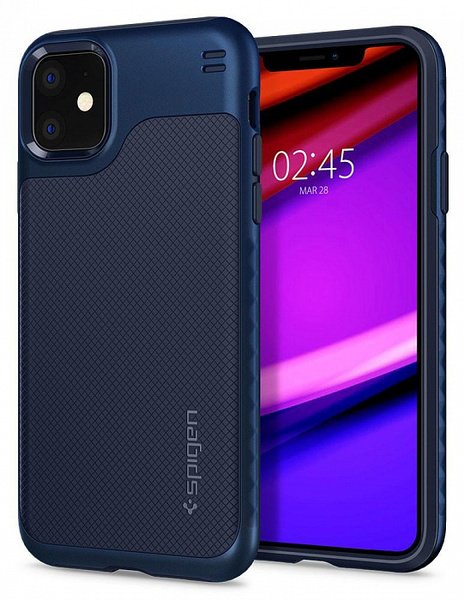 

Чeхол Spigen для iPhone 11 Hybrid NX Navy Blue