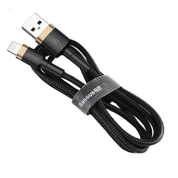 

Кабель Baseus Cafule Cable USB for Lightning 1.5A 2M Gold+Black