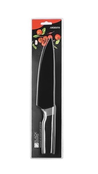 Акция на Кухонный нож поварской Ardesto Black Mars 33 см (AR2014SK) от MOYO