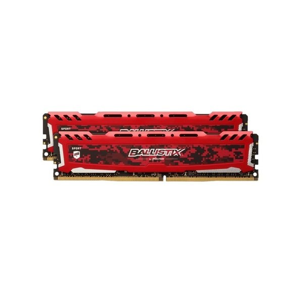 

Память для ПК Micron Crucial DDR4 3000 32GB KIT (16GBx2) Ballistix Sport (BLS2K16G4D30AESE)