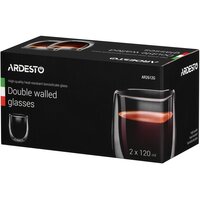 Набір чашок Ardesto з подвійними стінками для американо, 120 мл, 2 шт (AR2612G) 