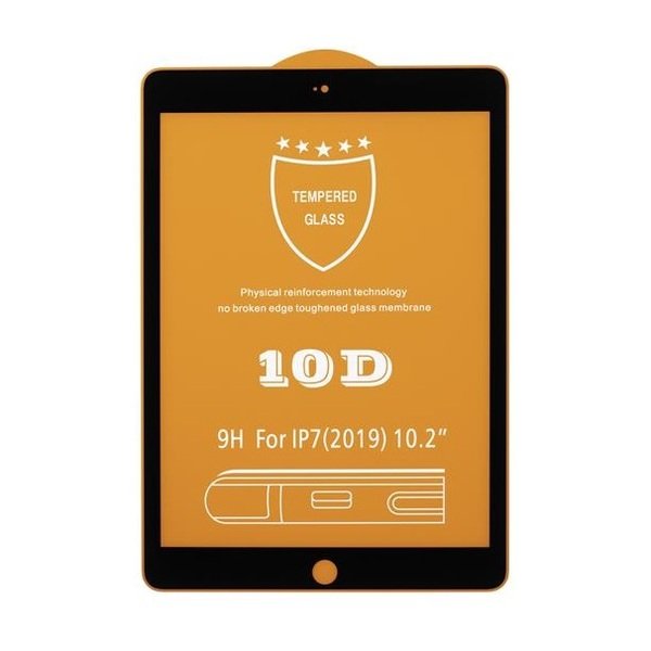 

Стекло 2E для Apple iPad 10.2 2019 2.5D FCFG Black border