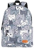 Рюкзак 2Е TeensPack Cats Gray