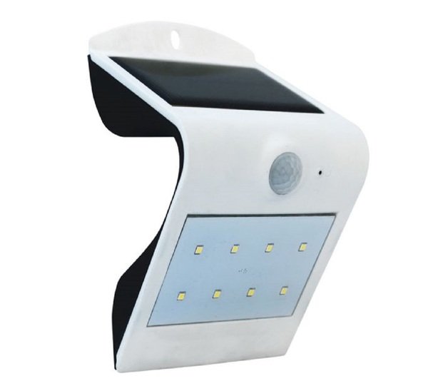 

Светильник уличный LED Solar V-TAC SKU-7096, 1.5W, DC, 4000К, датчик движения, 1200mAh, чернобелый (3800157616966)