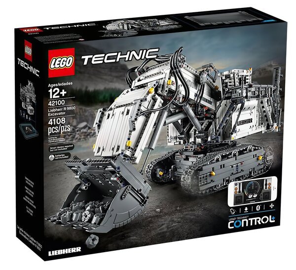 

Конструктор LEGO Technic Экскаватор Liebherr R 9800 (42100)