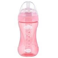 Бутылочка для кормления Nuvita NV6032 Mimic Cool 250мл 3м+ Антиколиковая, розовая (NV6032PINK)