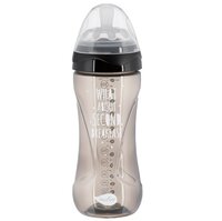 Бутылочка для кормления Nuvita NV6052 Mimic Cool 330мл 4м+ Антиколиковая, черная (NV6052BLACK)