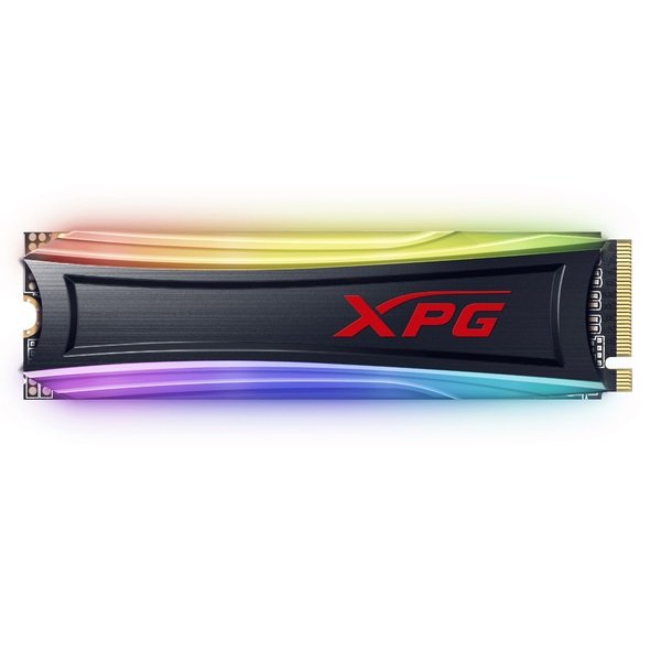 

SSD накопитель ADATA Spectrix S40G M.2 512GB PCIe Gen3x4 3D TLC 3D TLC RGB (AS40G-512GT-C)