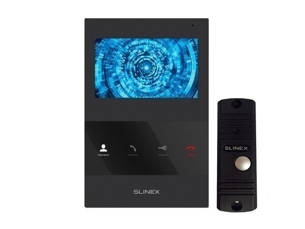 

Комплект видеодомофона Slinex SQ-04M Black + Панель Slinex ML-16HR Black
