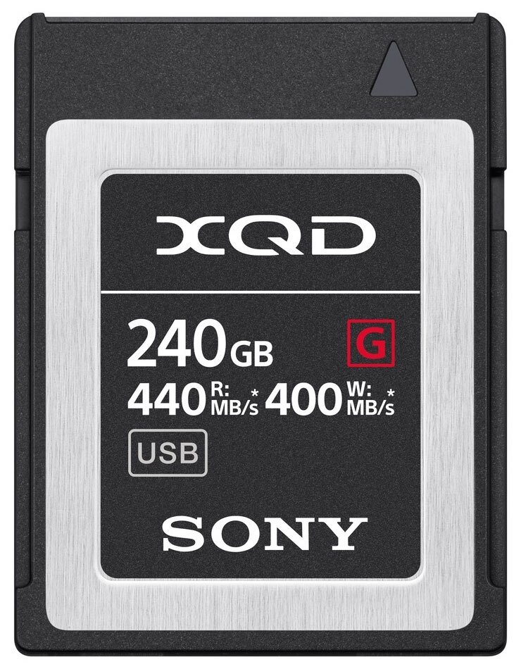 Карта памяти Sony 240GB XQD G Series R440MB/s W400MB/s (QDG240F) фото 
