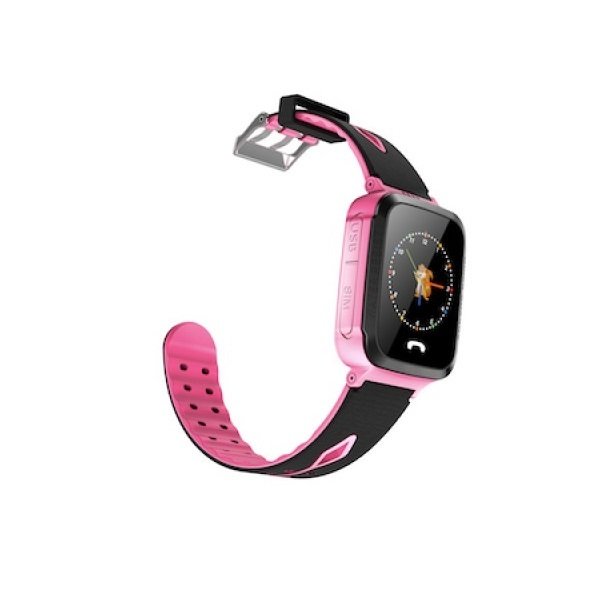 

Детские часы-телефон с GPS трекером GOGPS ME K13 розовые (K13PK)