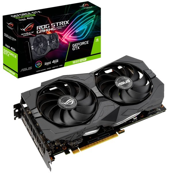 

Видеокарта ASUS GeForce GTX1650 SUPER 4GB GDDR6 STRIX GAMING Advanced (STRIX-GTX1650S-A4G-GAM)