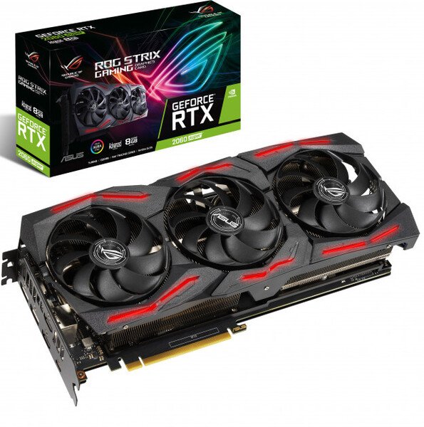 

Видеокарта ASUS GeForce RTX2060 SUPER 8GB GDDR6 GAMING STRIX EVO (STRIX-RTX2060S-8G-EVO-G)