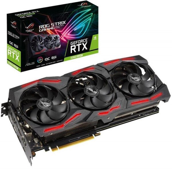 

Видеокарта ASUS GeForce RTX2060 SUPER 8GB GDDR6 GAMING STRIX OC EVO (STRIX-RTX2060S-O8G-EVO-G)