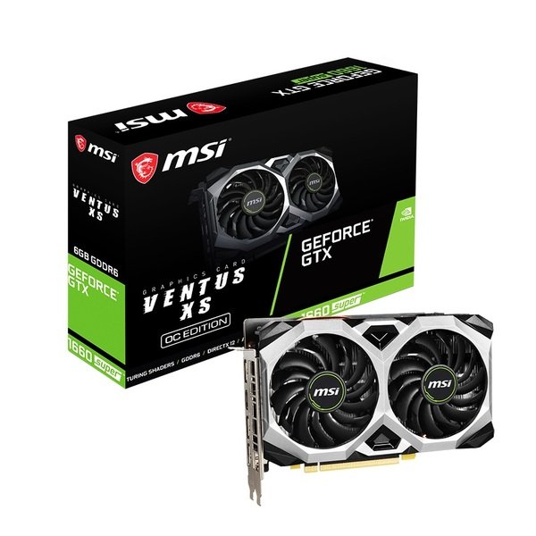 

Видеокарта MSI GeForce GTX1660 SUPER 6GB GDDR6 VENTUS XS OC (GTX1660_SUPER_VENT_XS_OC)