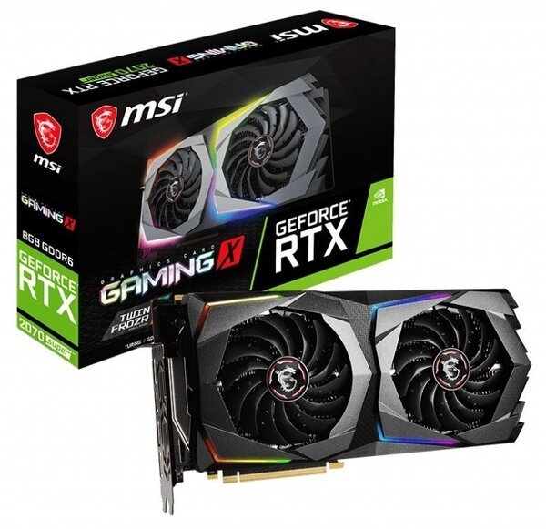 

Видеокарта MSI GeForce RTX2070 SUPER 8GB GDDR6 GAMING X (RTX_2070_SUPER_GAMING_X)