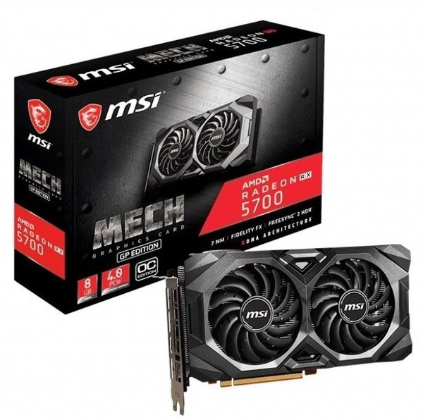 

Видеокарта MSI Radeon RX 5700 8GB DDR6 MECH GP OC (RADEON_RX5700_MECH_GP_OC)